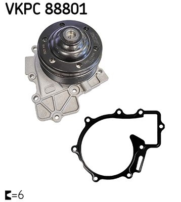 Pompă de apă, răcire motor VKPC 88801 SKF